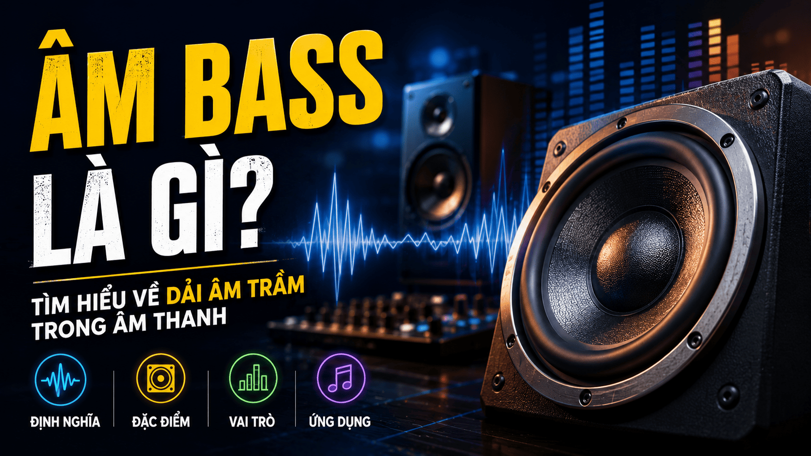 Âm bass là gì? Tìm hiểu về dải âm trầm trong âm thanh