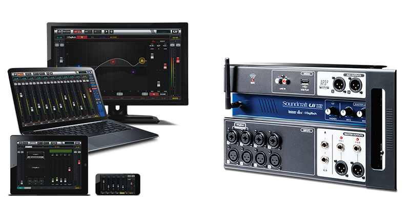 Bàn mixer Soundcraft Ui12