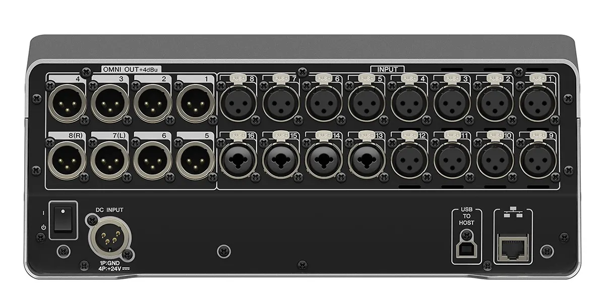 Yamaha DM3 Standard hỗ trợ tới 16 kênh đầu vào 