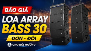 Báo giá loa array bass 30 đơn, đôi cho hội trường hay nhất