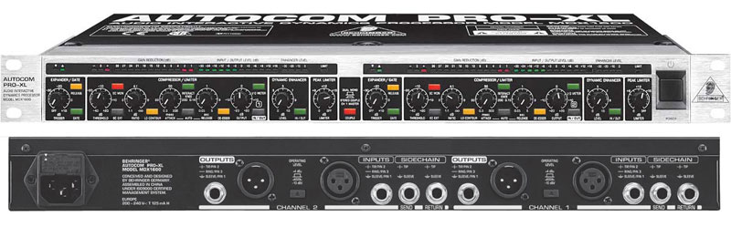 Crossover Behringer MDX1600 AUTOCOM PRO-XL 4 Crossover Behringer MDX1600 AUTOCOM PRO-XL