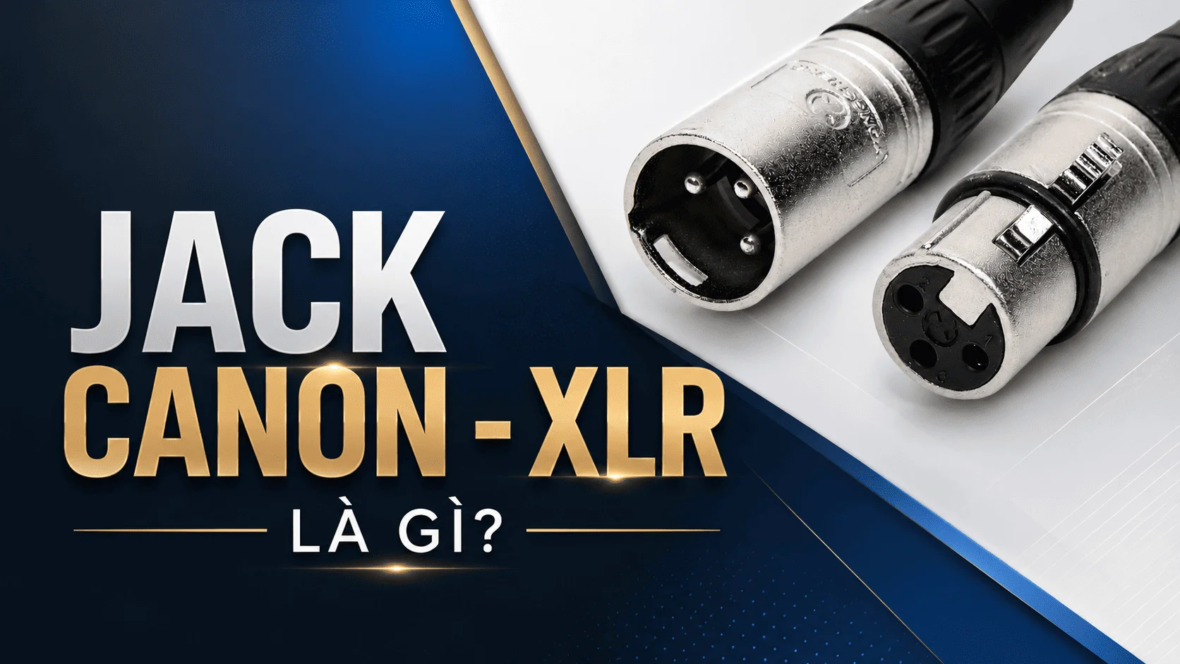 Jack canon là gì? XLR là gì? Ưu và nhược điểm ra sao?