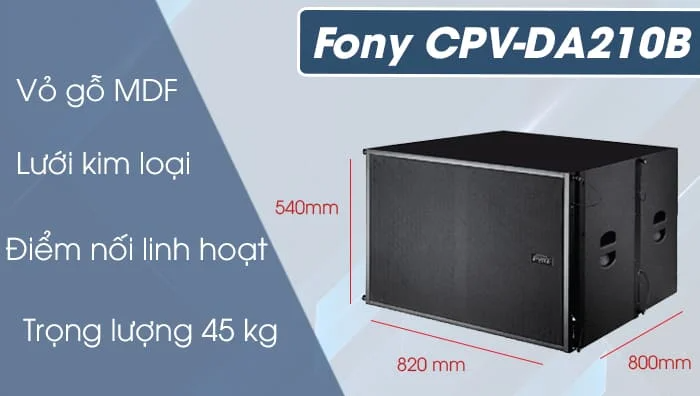 Thùng loa làm từ gỗ MDF dày 18mm