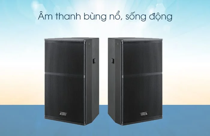 Dải tần 20Hz-20kHz tái tạo âm thanh chân thực