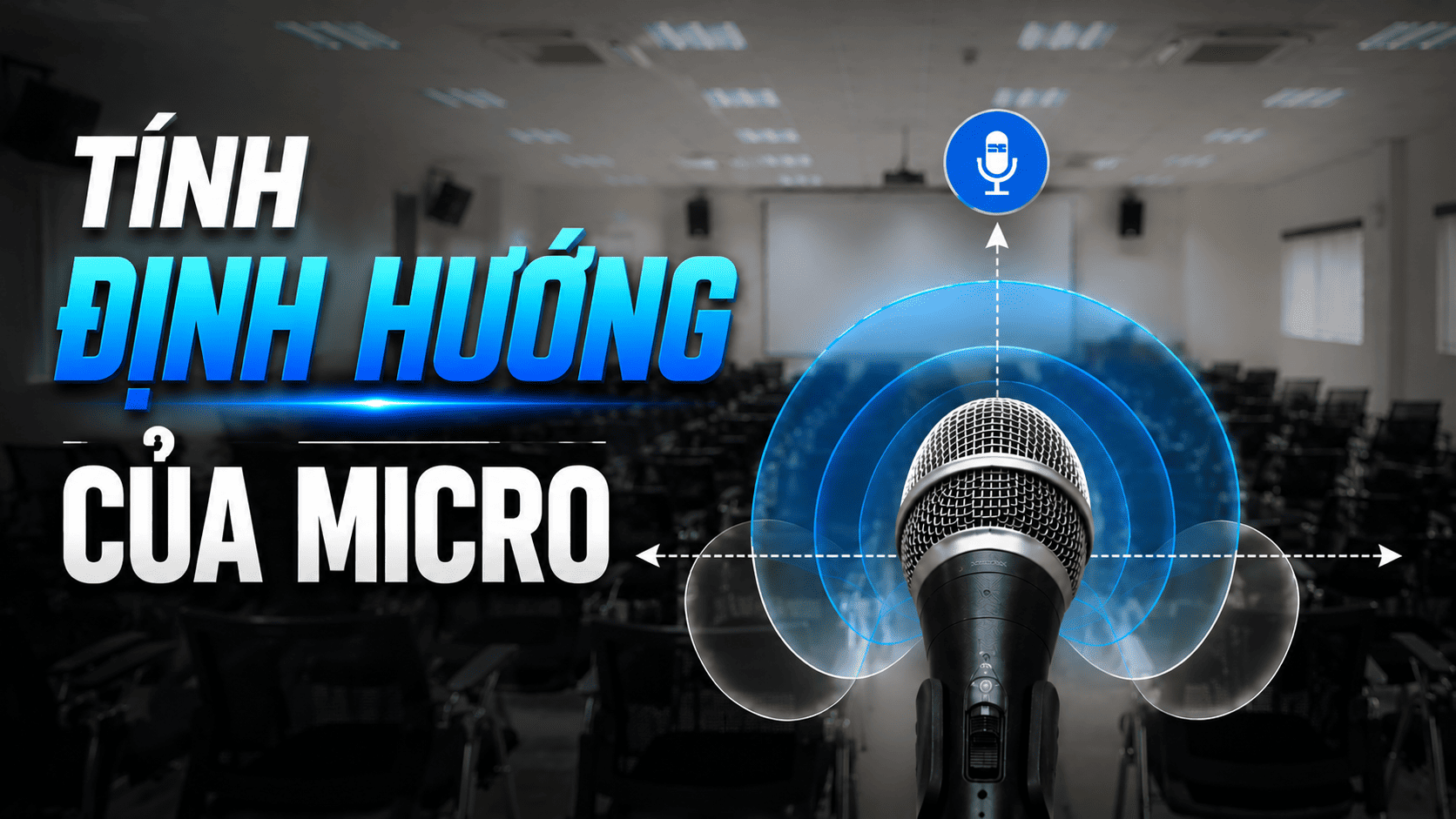 Tính định hướng của micro là gì? các kiểu hướng thu âm?