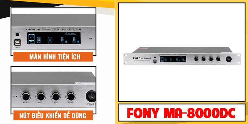 Vang số FONY MA-8000DC 3 Vang số FONY MA-8000DC